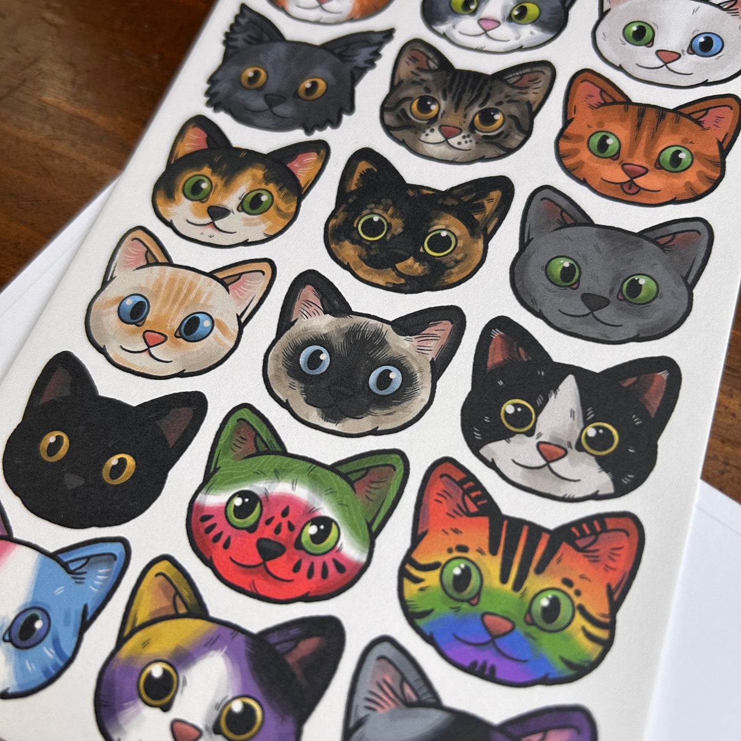 Yay Cats! Postcard, single or pack of 5