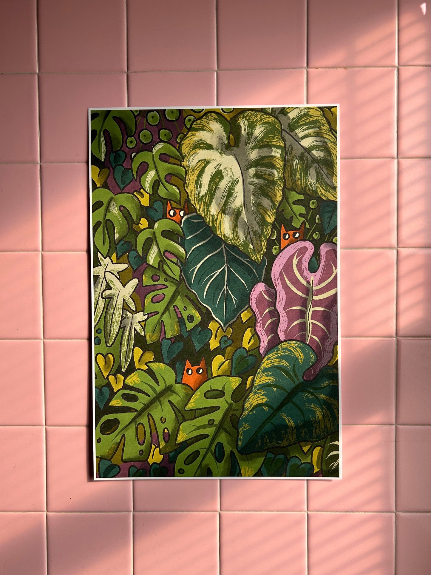 Houseplant Jungle 12x18 Print