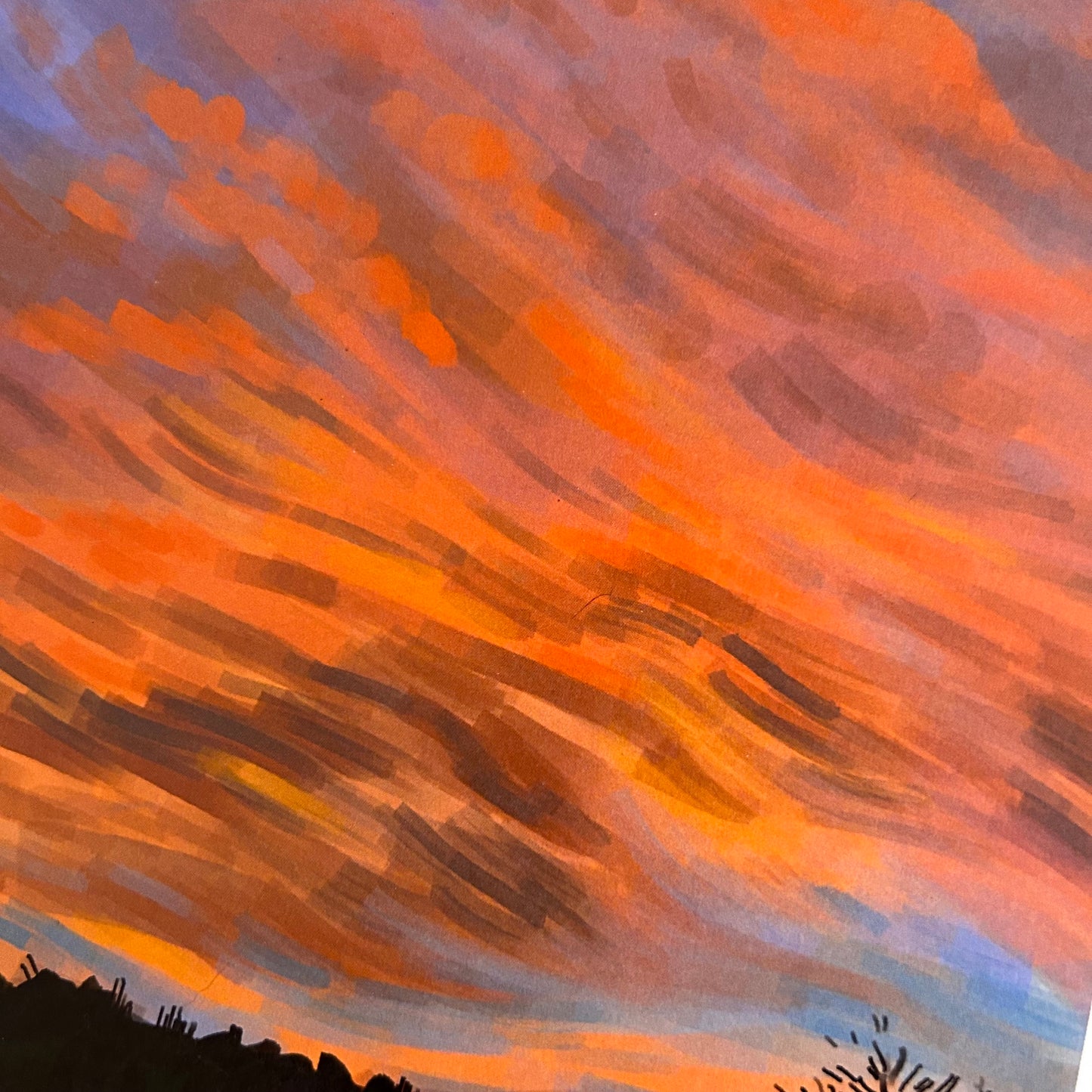 Landscape - Western MA 8x8 Print