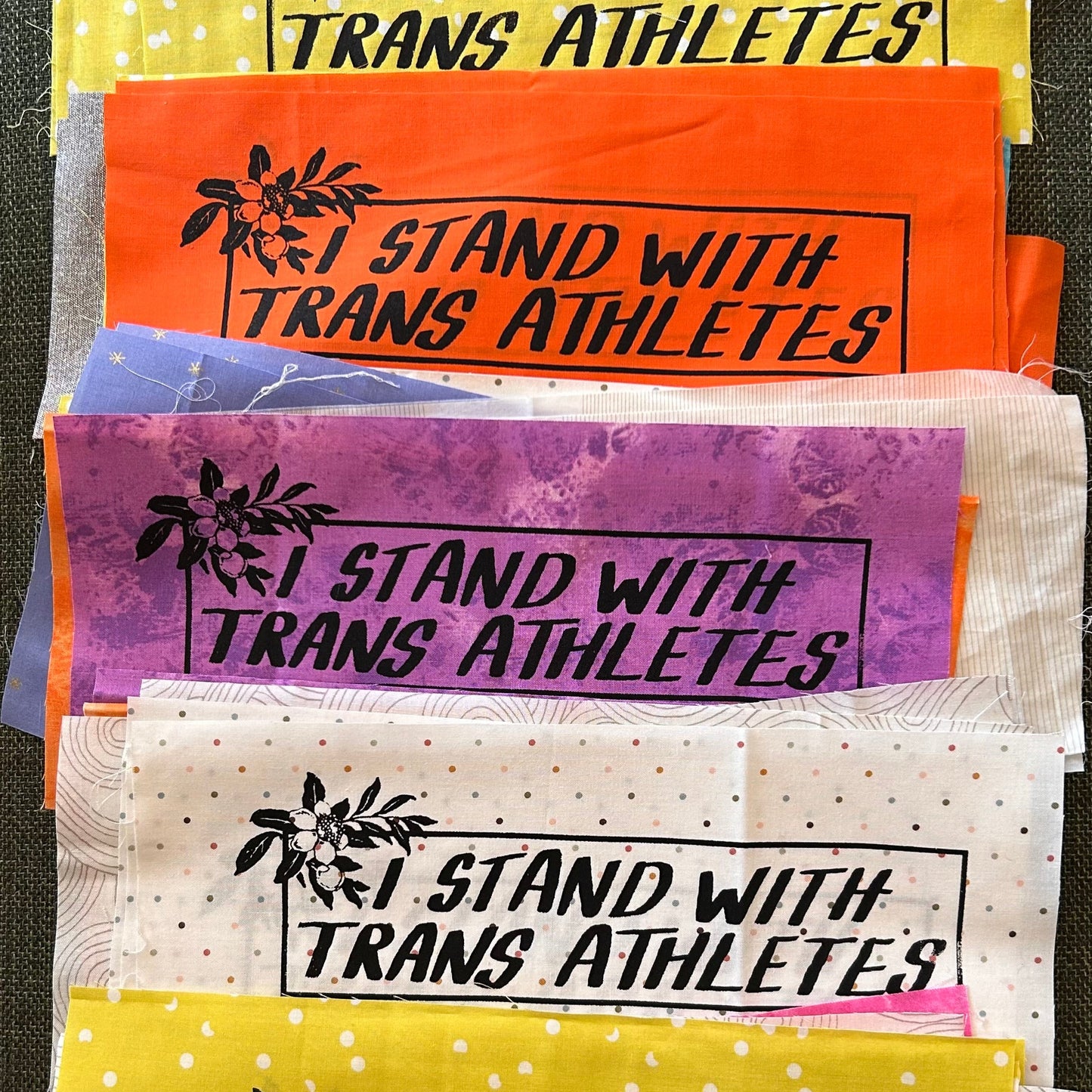 I Stand With Trans Athletes - Patch