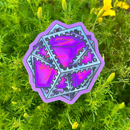 End Crystal Vinyl Sticker