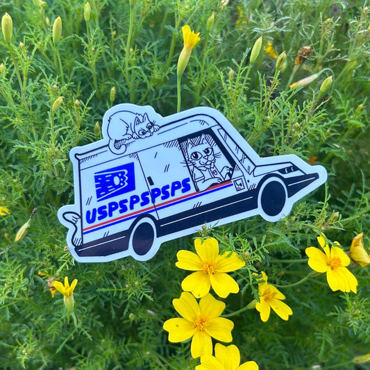 USPSPSPSPSPS Vinyl Sticker