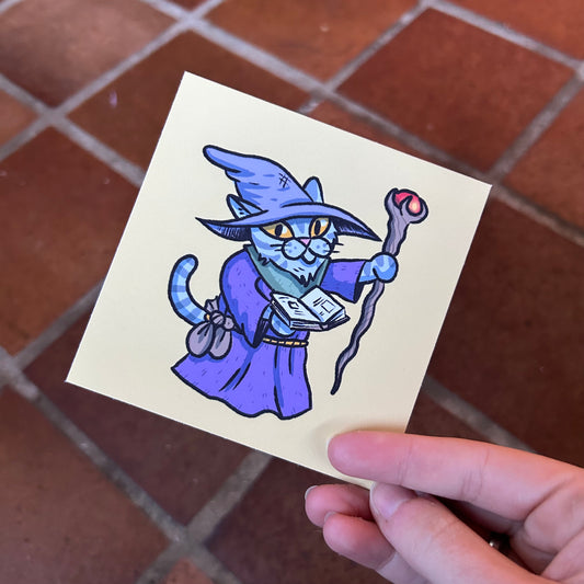 D&D Cats 4 x 4 Mini Print