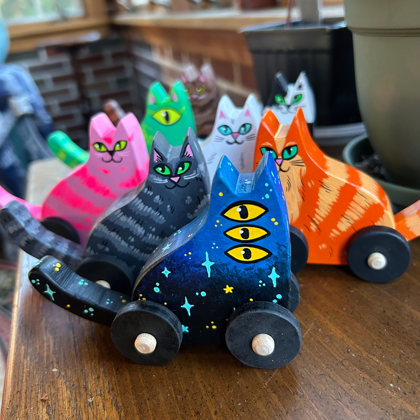 CAT-CAR Wooden Toy *CUSTOM*