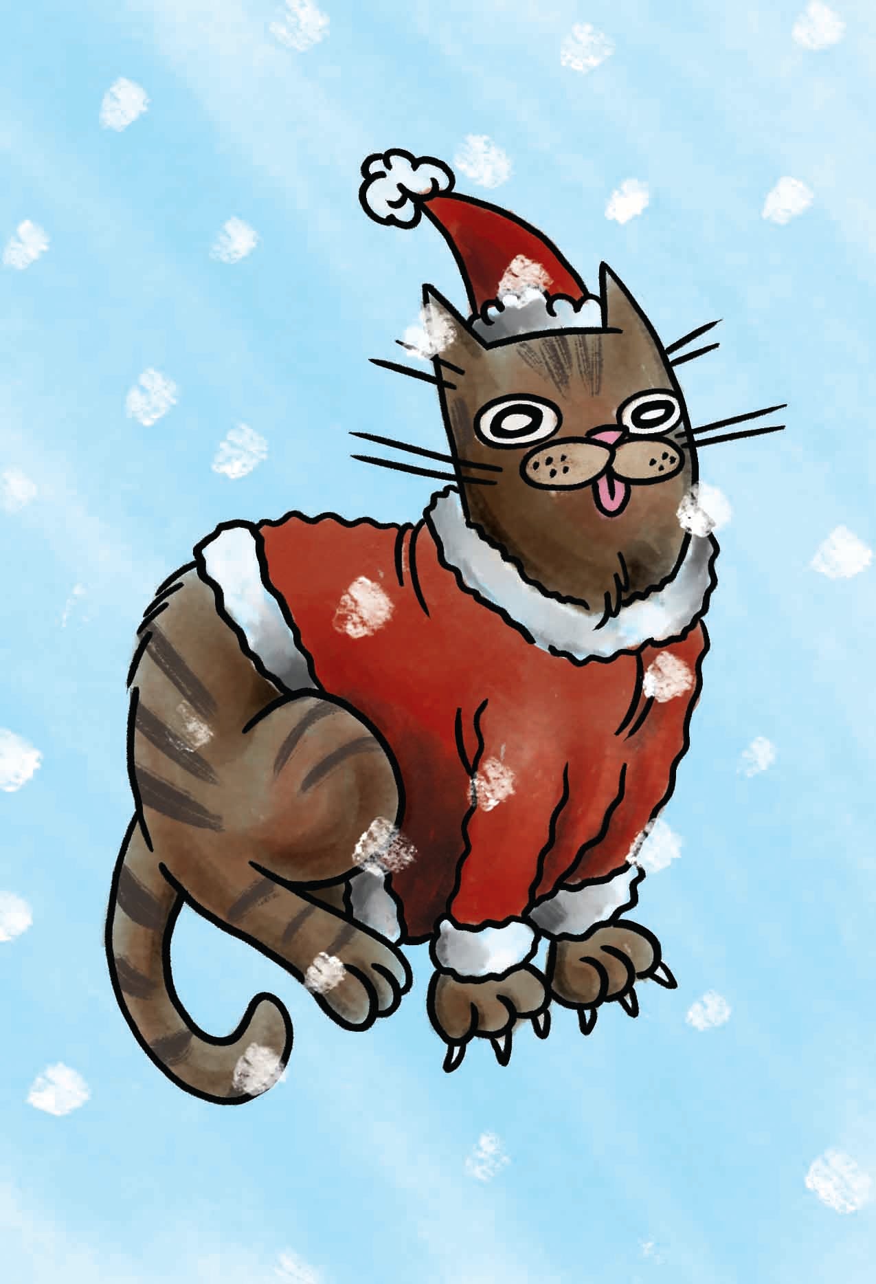 FAT CAT Holiday Card