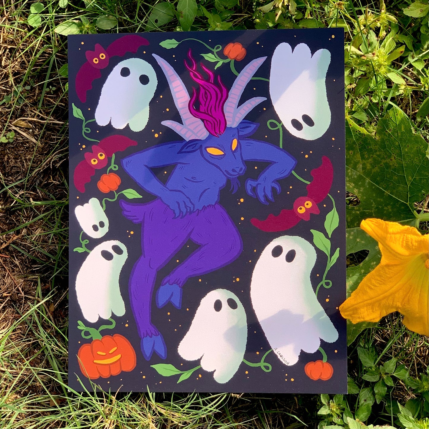 Baphomet Pearlized 8x10 Print