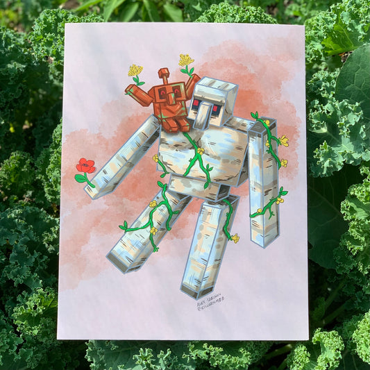 Copper Golem 8x10 Print