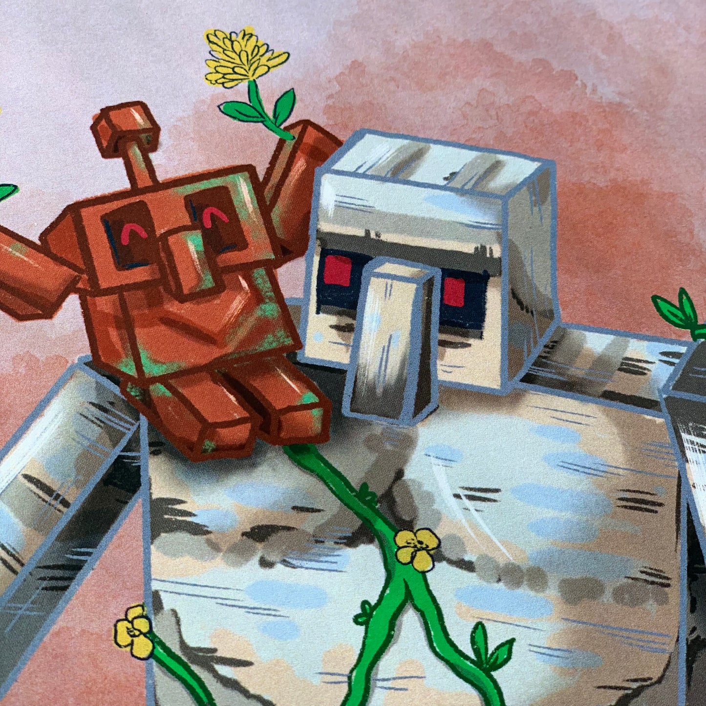 Copper Golem 8x10 Print