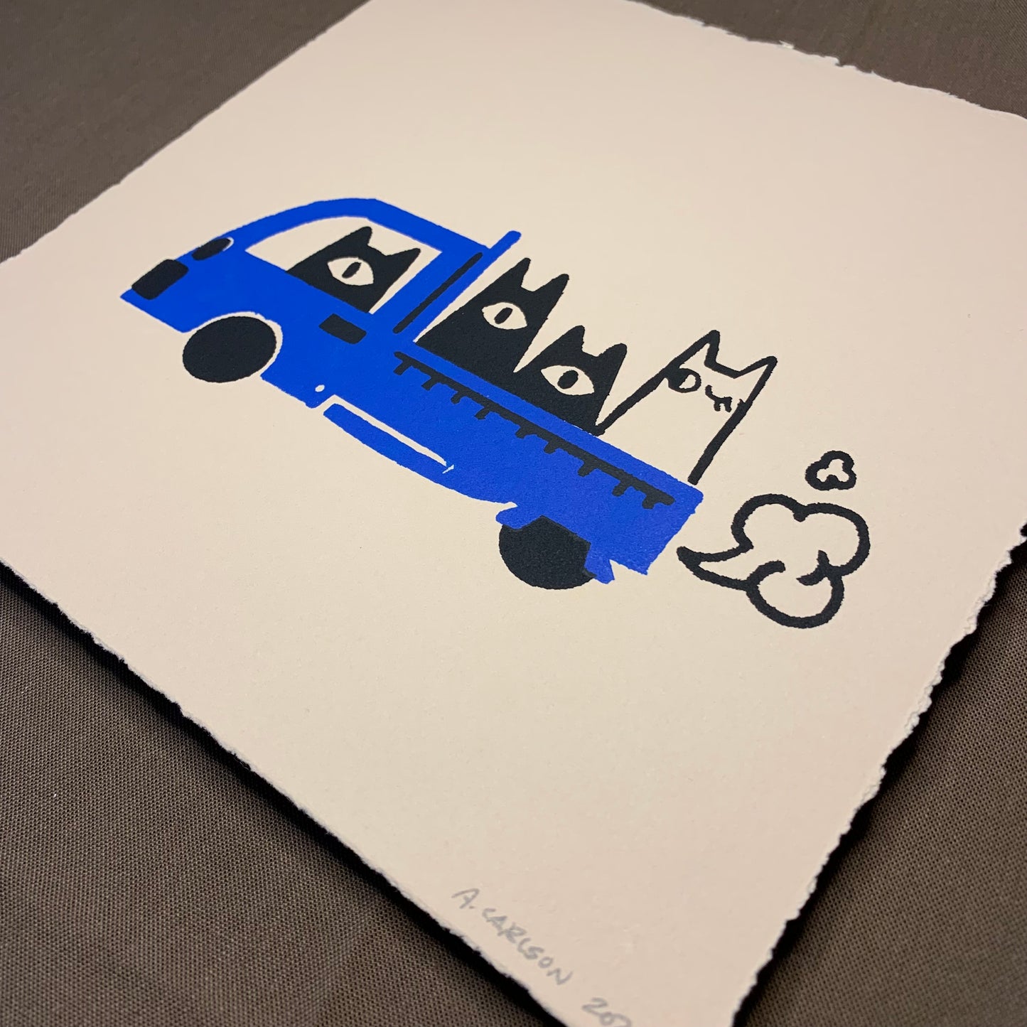 Kei Van Cat's, Suzuki Carry 8x8 Screen Print