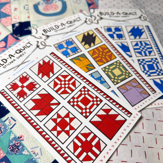 Build-A-Quilt Sticker Sheet