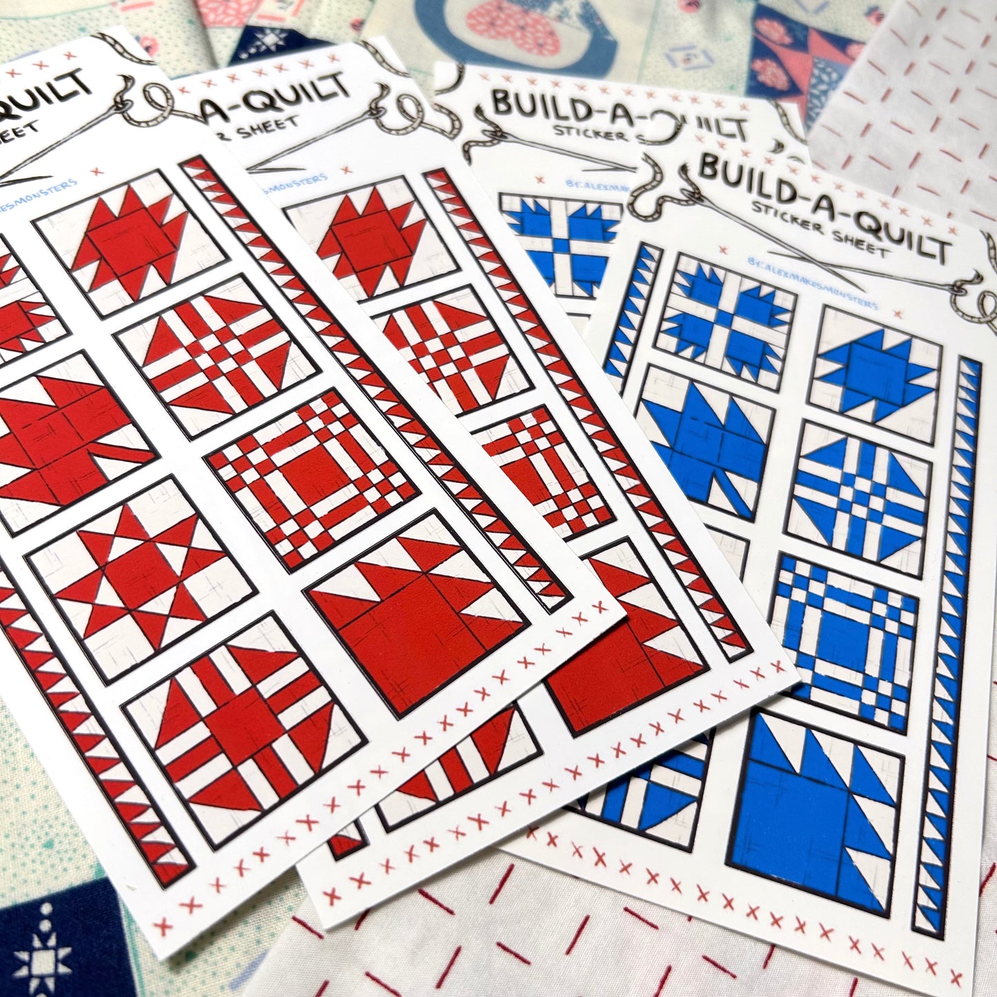 Build-A-Quilt Sticker Sheet