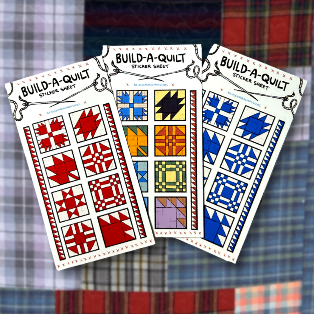 Build-A-Quilt Sticker Sheet