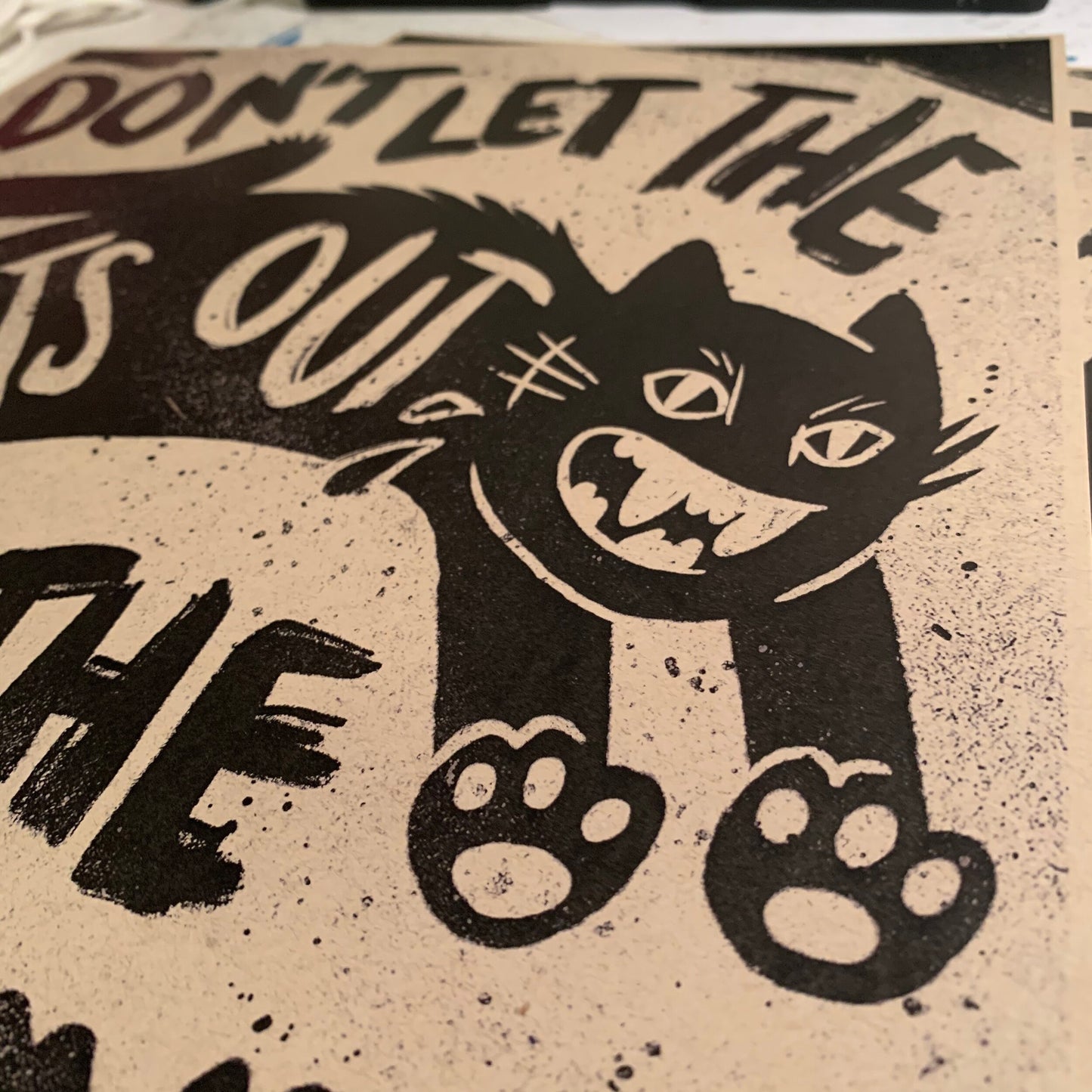 CATS OUT 12 x 18 Poster