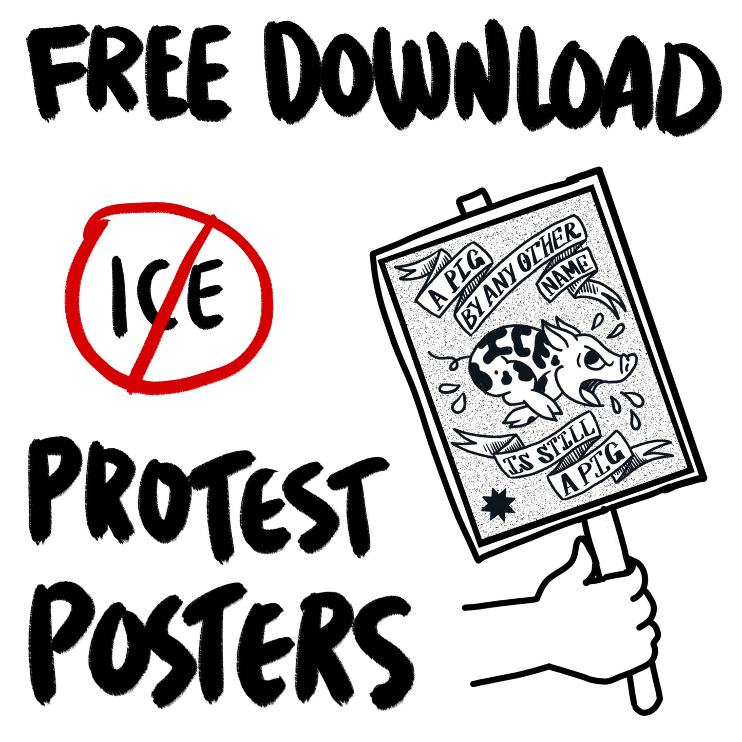 FREE Pack of Posters - ICE OUT OF MPLS
