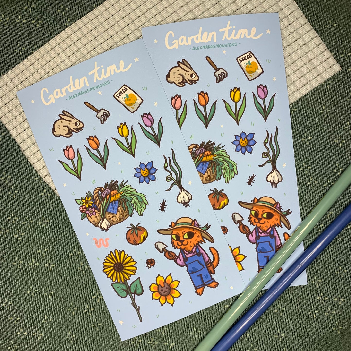Garden Time Sticker Sheet